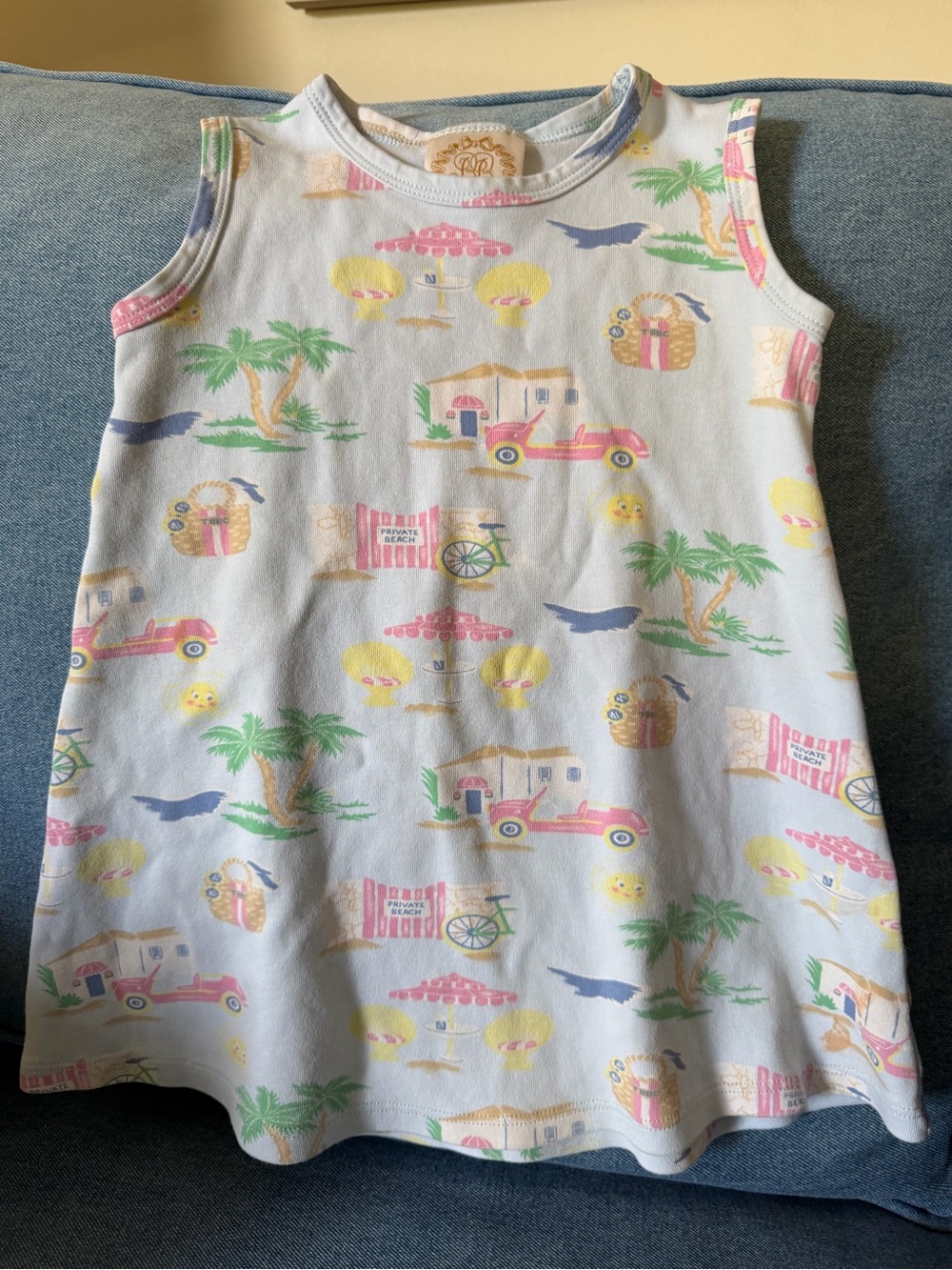 Beaufort Bonnet Sleeveless Beach Print Dress